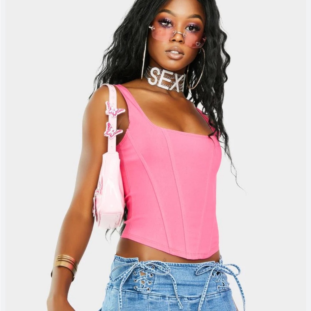 Dolls Kill Hardly Yours Corset Top S
